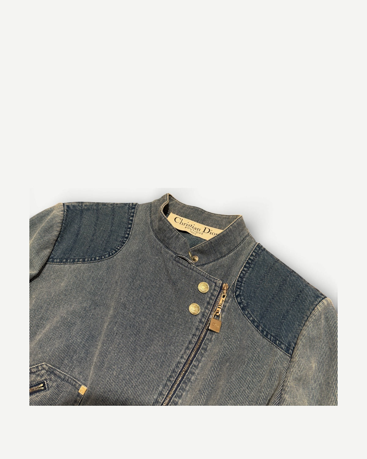 Christian Dior SS04 by John Galliano Moto Biker Set Jacket