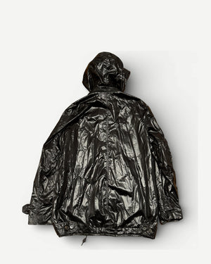 Dior Homme SS09 Shiny Black Nylon Coat