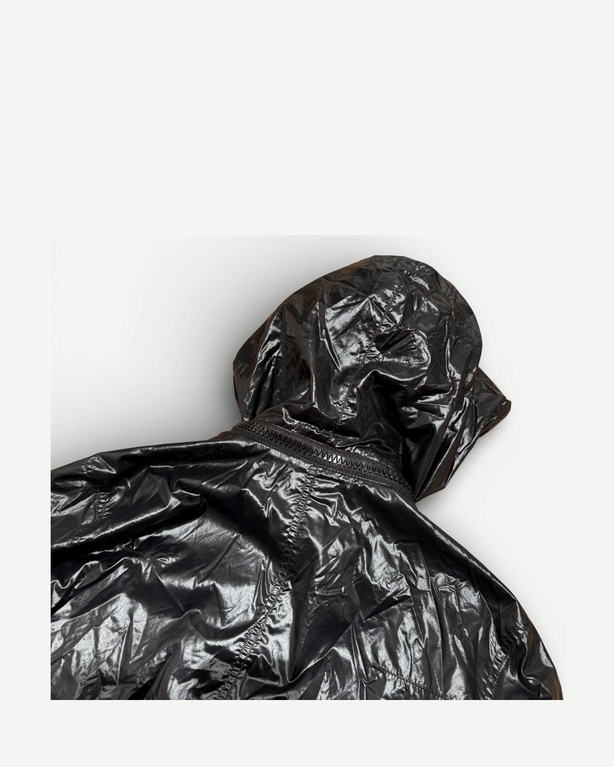 Dior Homme SS09 Shiny Black Nylon Coat