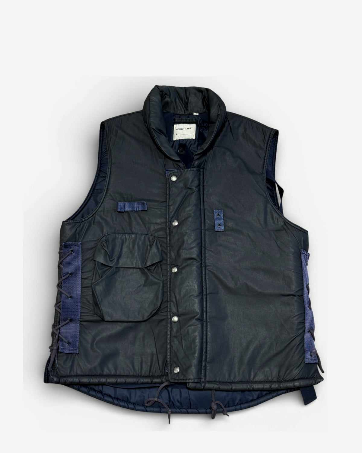 Helmut Lang AW1999 Flak Down Filled Laced Vest