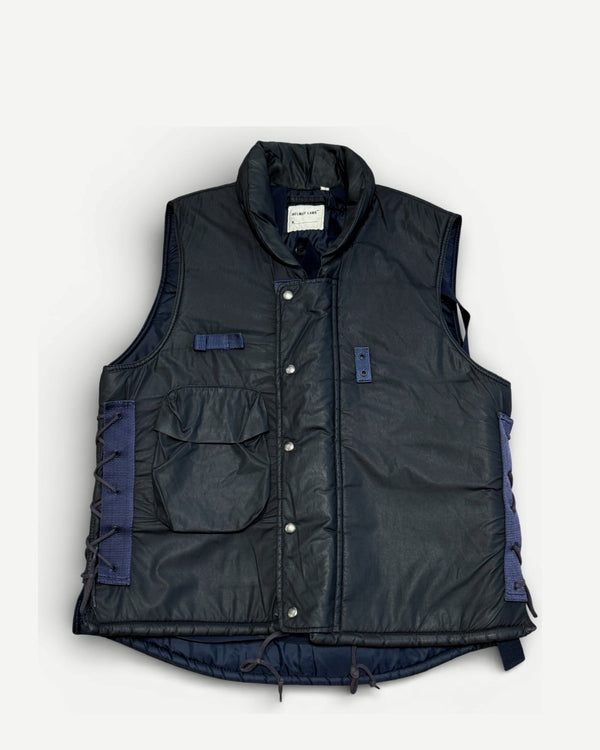 Helmut Lang AW1999 Flak Down Filled Laced Vest - Ākaibu Store