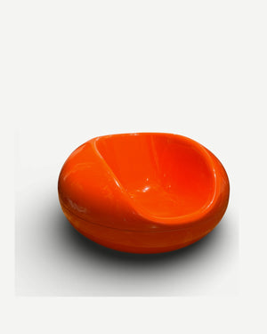 Eero Aarnio for Adelta Orange Pastil Chair 1967