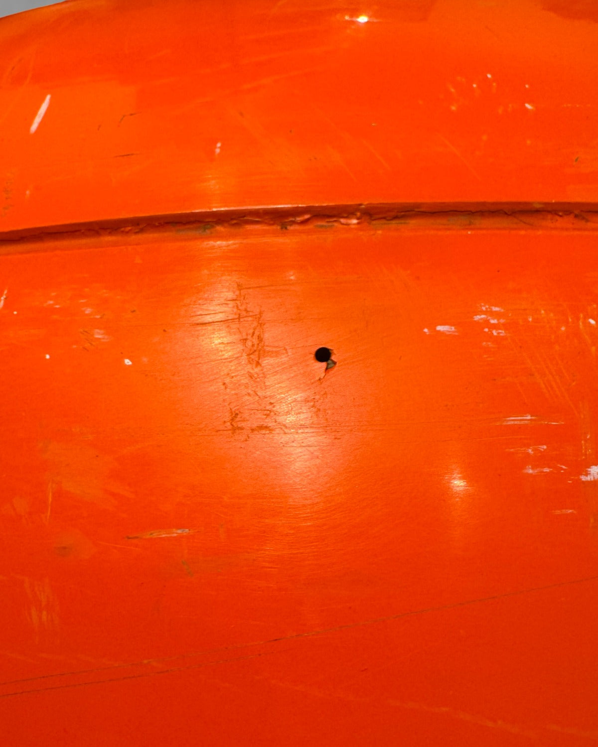 Eero Aarnio for Adelta Orange Pastil Chair 1967