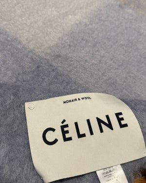 Celine AW17 by Phoebe Philo Plaid Mohair Blanket