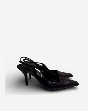 Gucci SS98 by Tom Ford Snakeskin Pointed Toe Heels