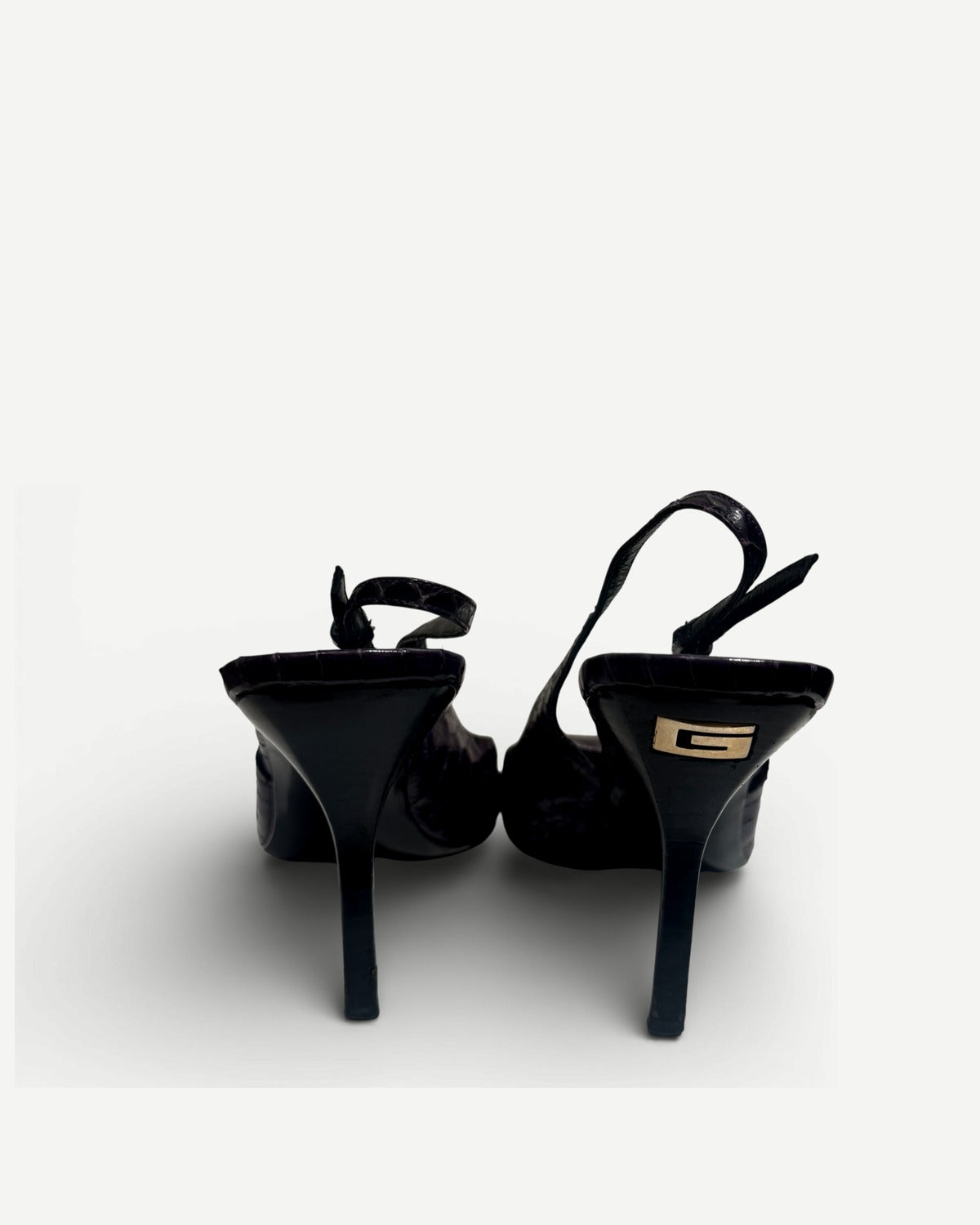 Gucci SS98 by Tom Ford Snakeskin Pointed Toe Heels