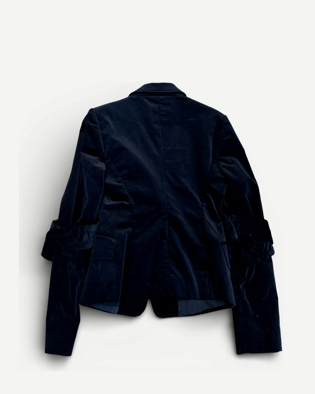 Gucci AW04 by Tom Ford Elbow Strap Black Velvet Jacket