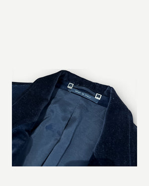 Gucci AW04 by Tom Ford Elbow Strap Black Velvet Jacket