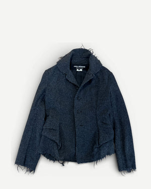 Junya Watanabe Comme Des Garcons FW03 Raw Hem Bow Detail Jacket