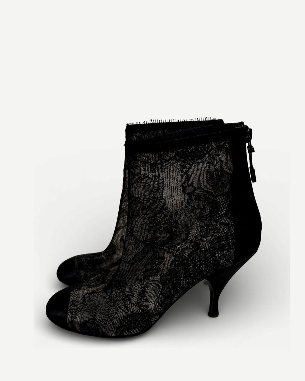 Chanel 2000s Lace Boots