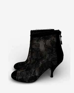Chanel 2000s Lace Boots