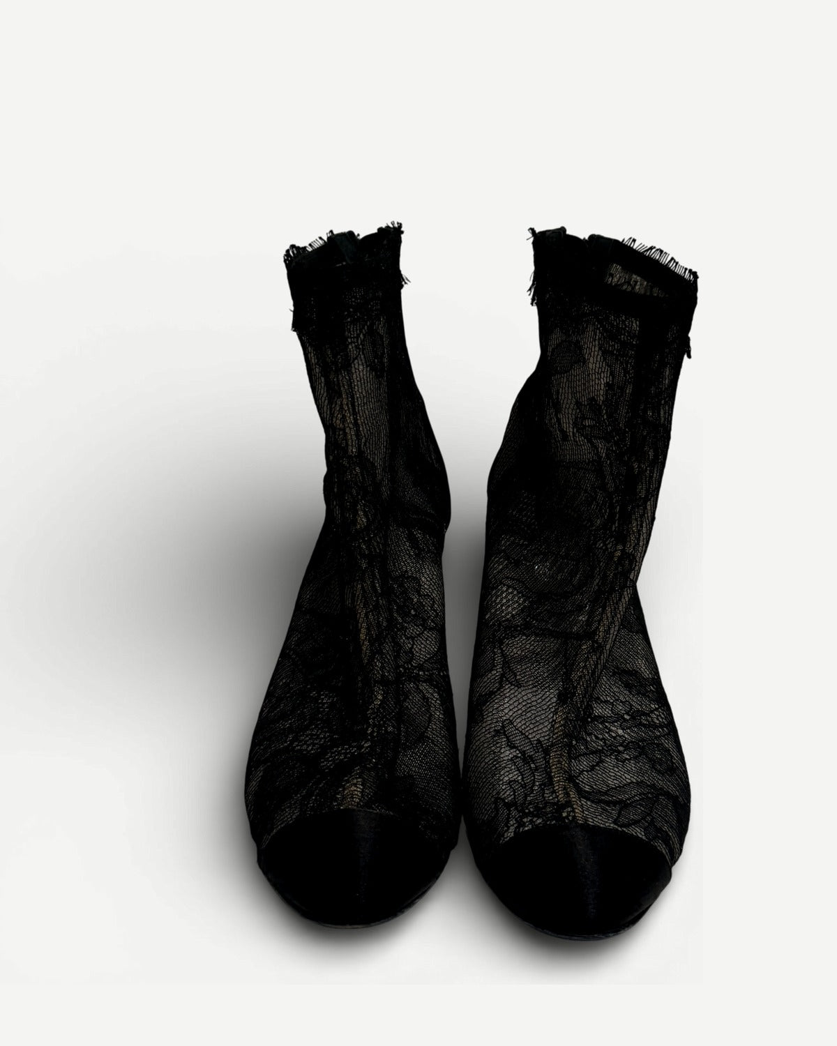 Chanel 2000s Lace Boots