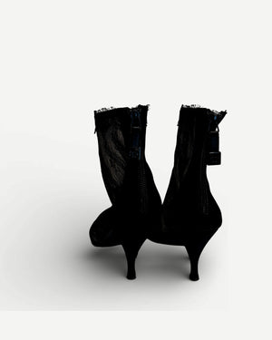 Chanel 2000s Lace Boots