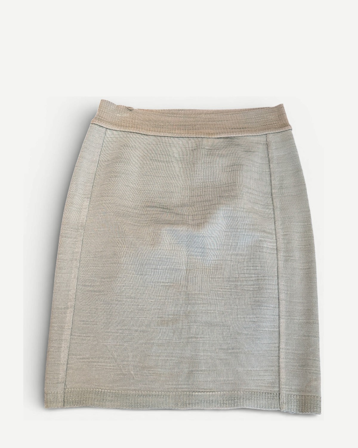 Azzedine Alaia 90s Grey Set Skirt