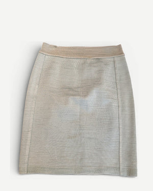 Azzedine Alaia 90s Grey Set Skirt