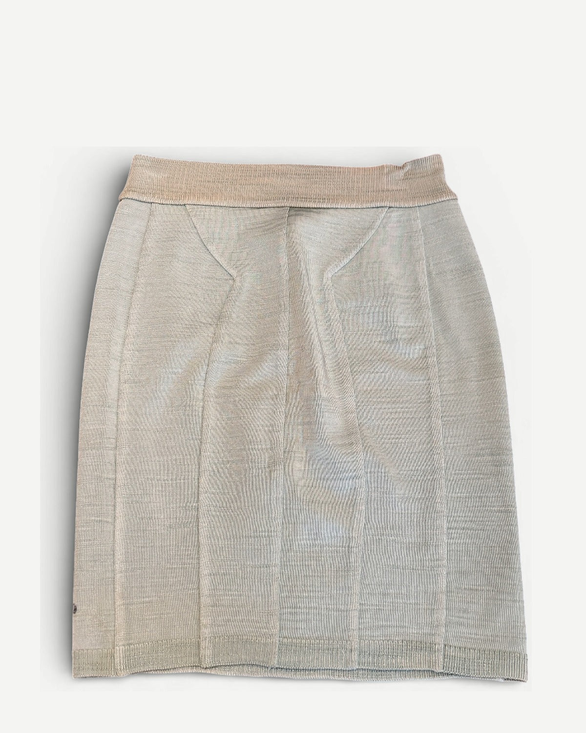 Azzedine Alaia 90s Grey Set Skirt