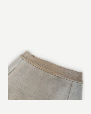Azzedine Alaia 90s Grey Set Skirt