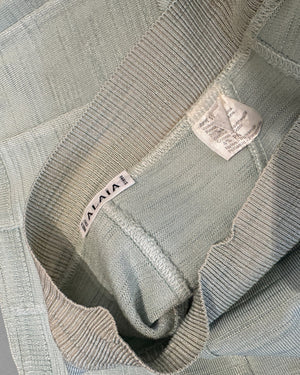Azzedine Alaia 90s Grey Set Skirt