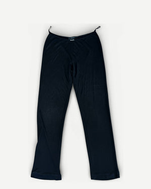 Gucci 2000s by Tom Ford Black Viscose Set Pants