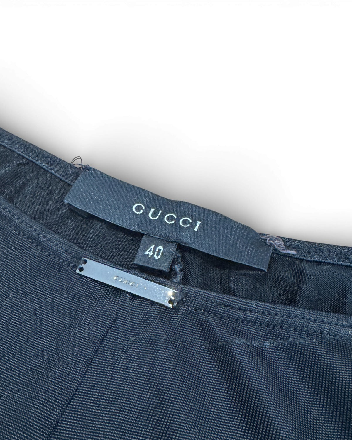 Gucci 2000s by Tom Ford Black Viscose Set Pants