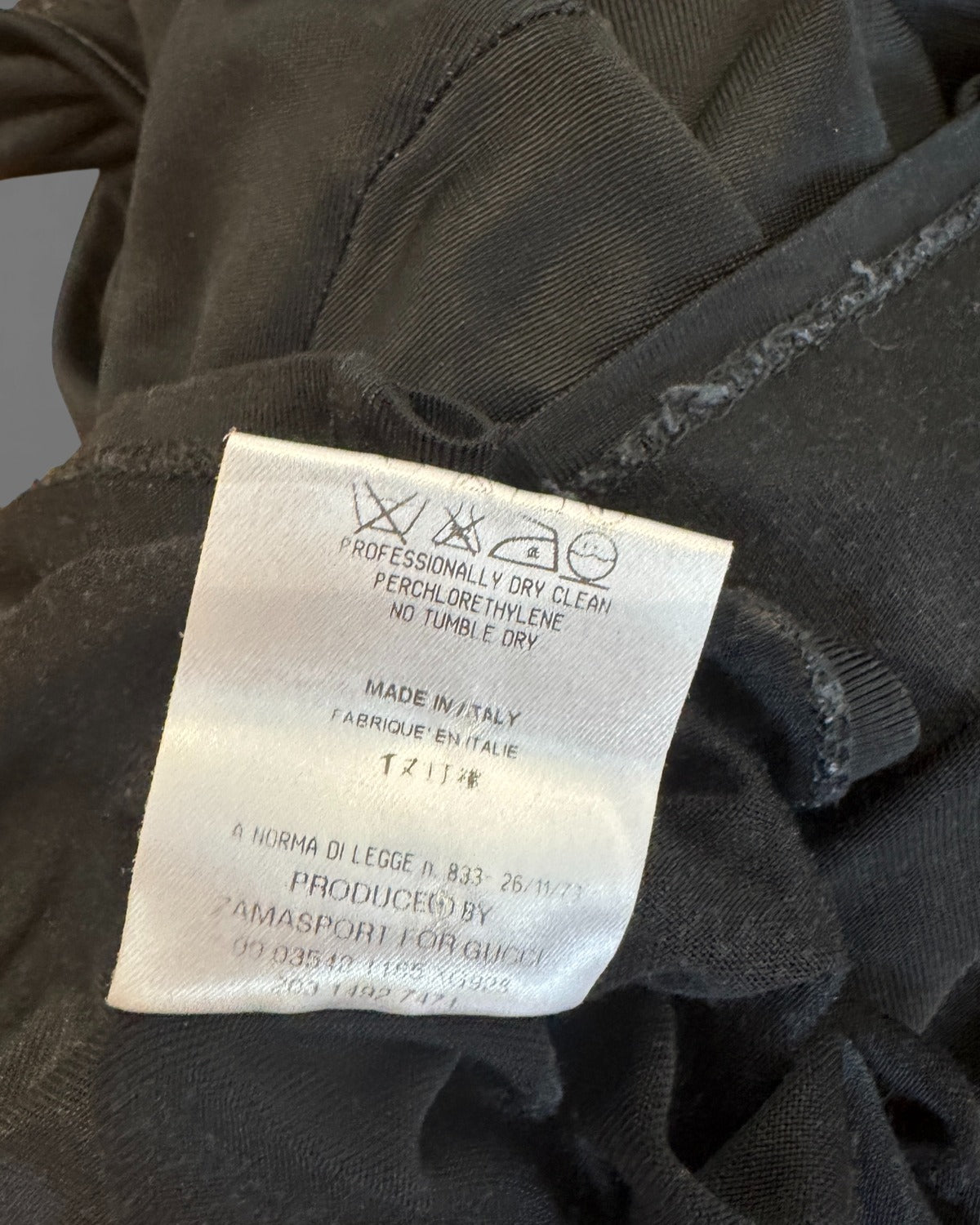 Gucci 2000s by Tom Ford Black Viscose Set Longsleeve