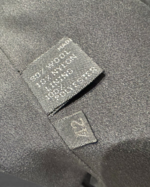 Prada 2000s Grey Wool Dress