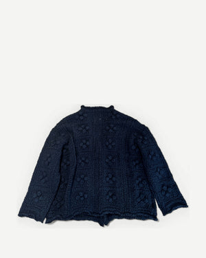 Chanel 2025 Cruise Black Crochet Knit Cardigan Sample
