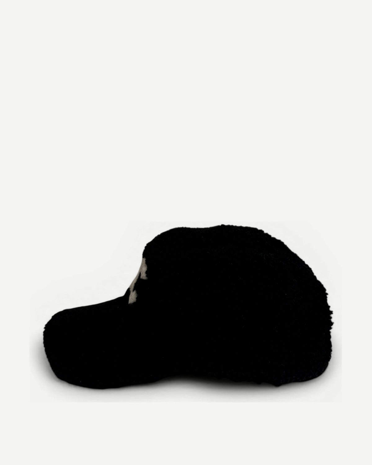 Chanel 2025 Black Shearling Cap Sample