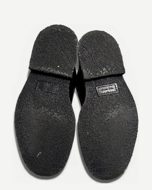 Dior Homme AW07 Navigate Black Patent Leather Combat Boots