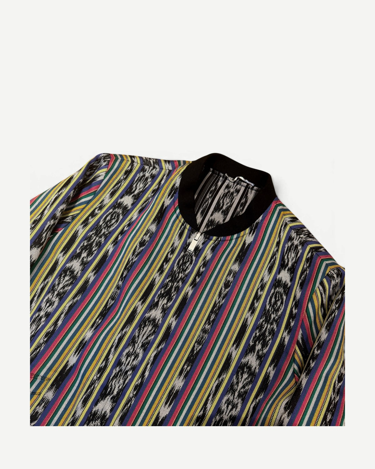 Saint Laurent SS18 Reversible Ikat Teddy Jacket
