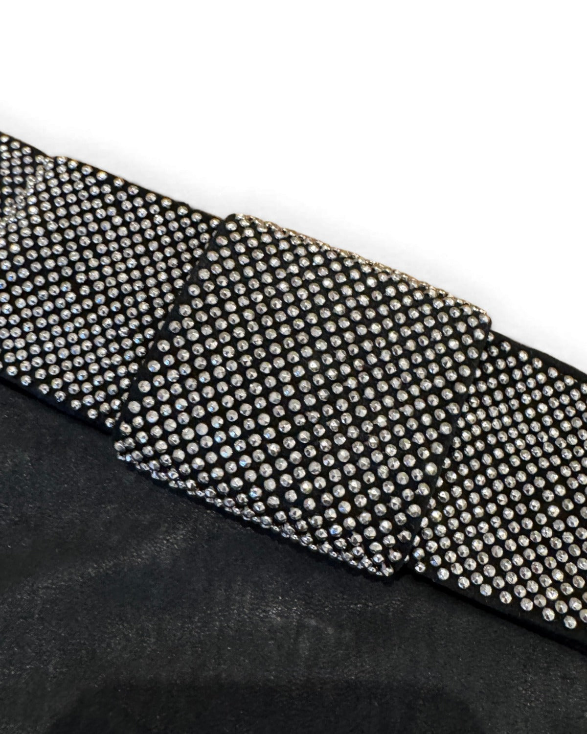 Balmain by Christophe Decarnin Paneled Leather Studded Bow Skirt