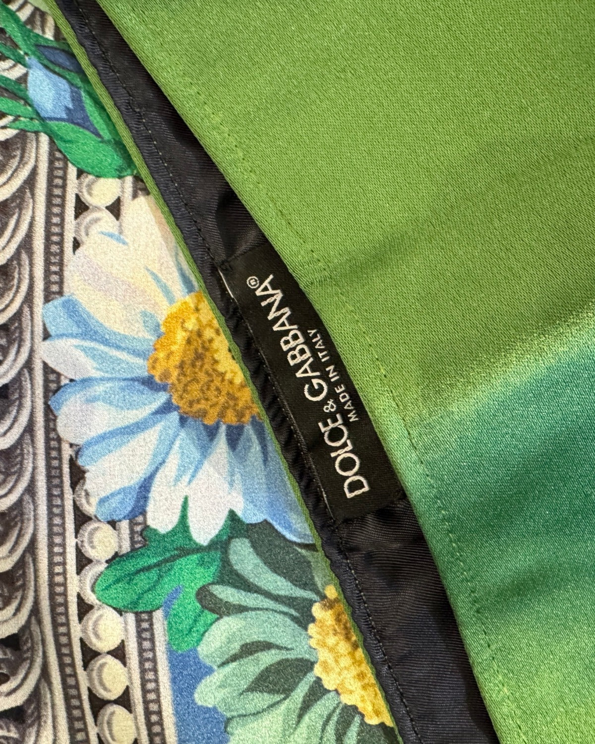 Dolce & Gabbana Floral Silk Mini Skirt