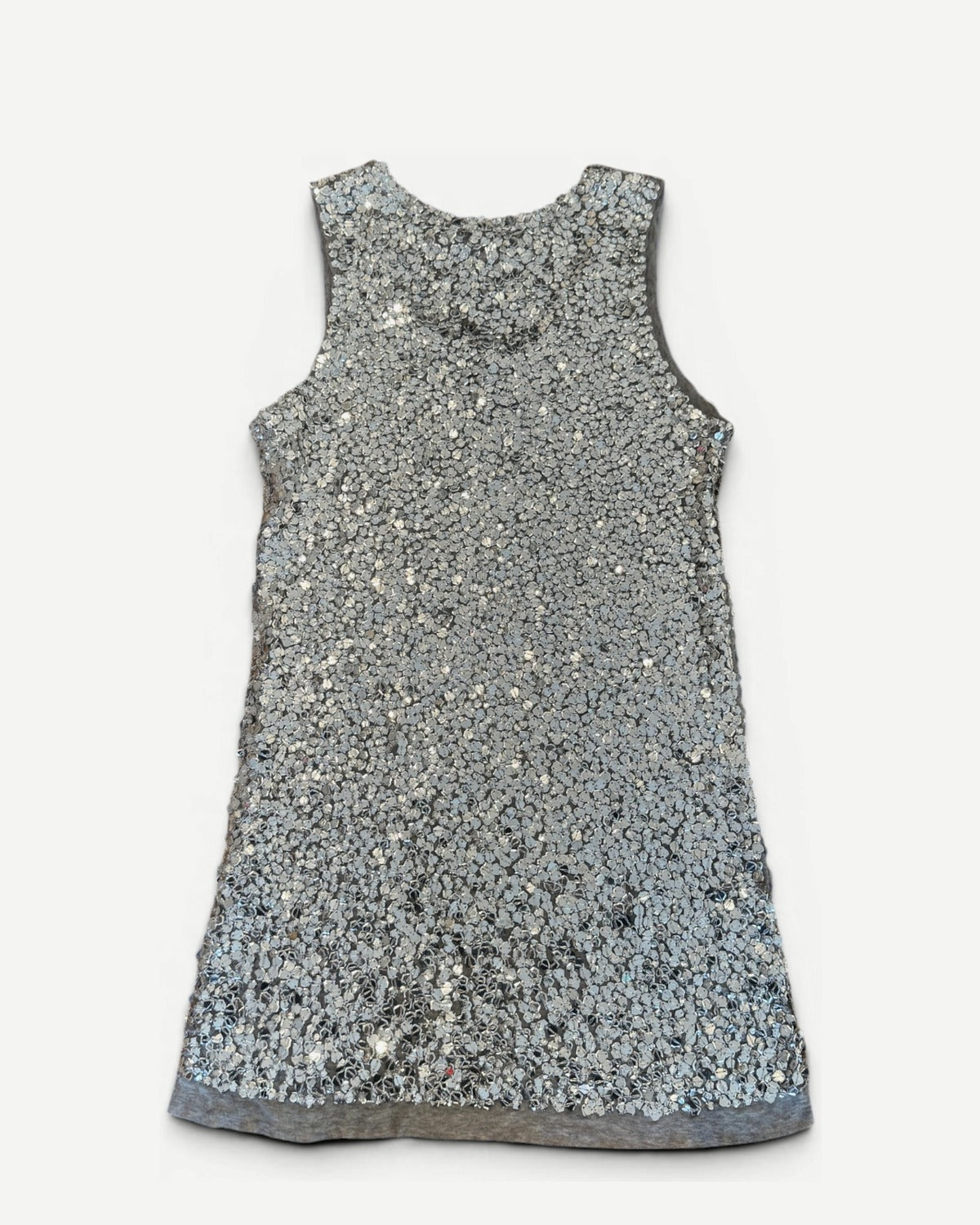 Balmain SS08 by Christophe Decarnin Embellished Metallic Silk Dress