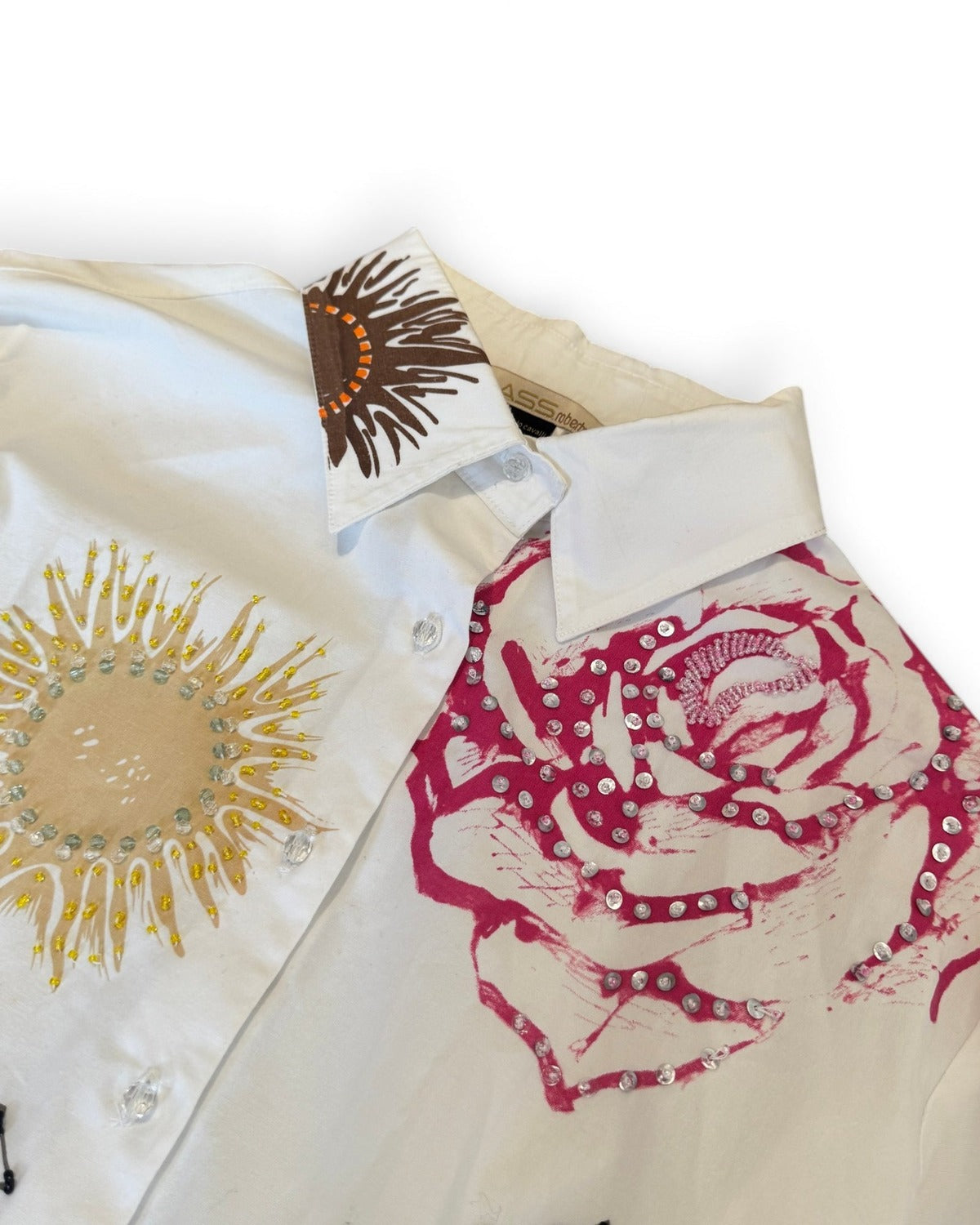 Roberto Cavalli 2000s Embellished Shirt