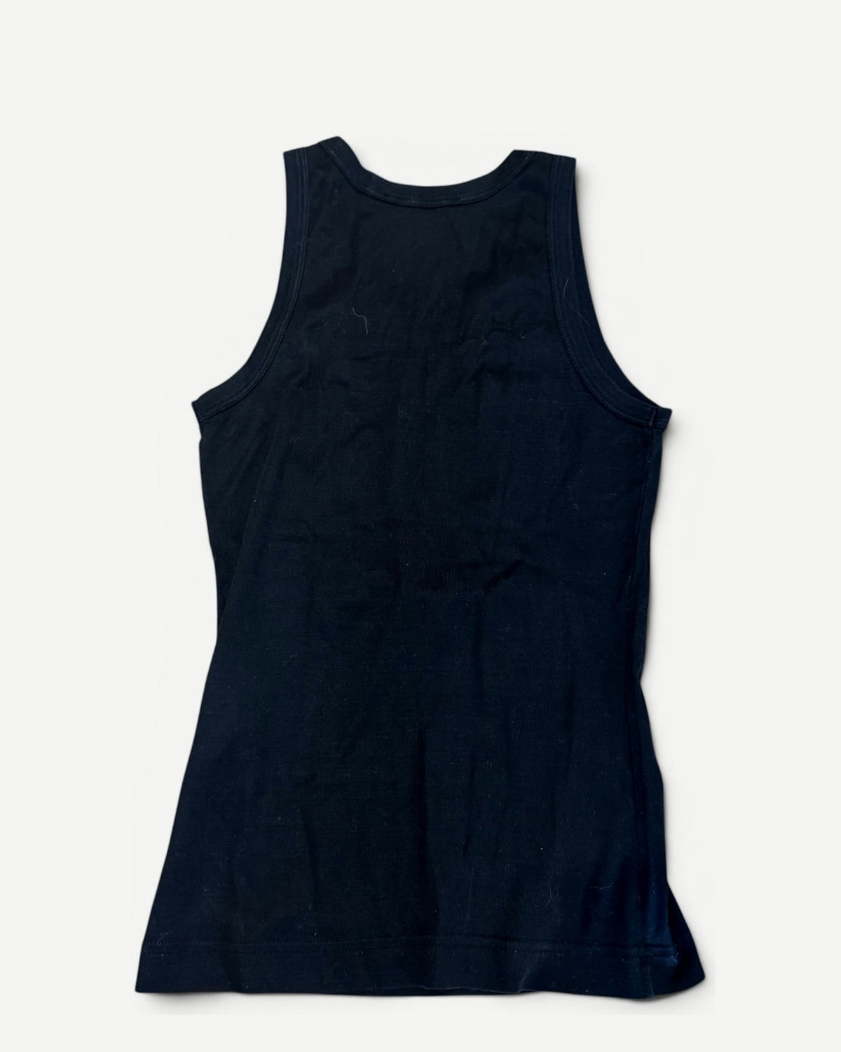 Dolce & Gabbana 2000s Crystal Embellished Logo Tank Top