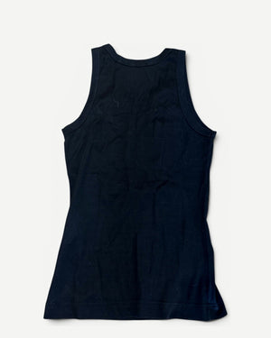 Dolce & Gabbana 2000s Crystal Embellished Logo Tank Top