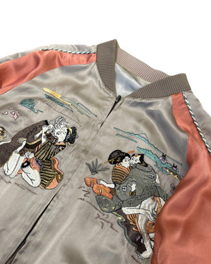 Gucci by Tom Ford SS01 Shunga Embroidered Reversible Souvenir Jacket