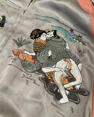 Gucci by Tom Ford SS01 Shunga Embroidered Reversible Souvenir Jacket