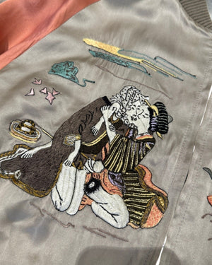 Gucci by Tom Ford SS01 Shunga Embroidered Reversible Souvenir Jacket