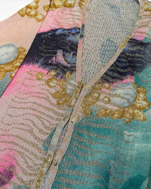 Roberto Cavalli SS01 Liz Taylor Knit Cardigan