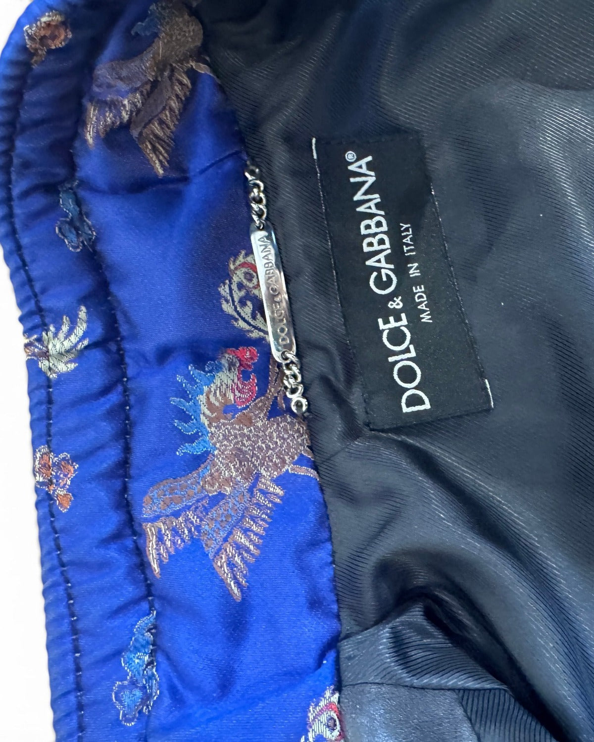 Dolce & Gabbana 2000s Distressed Officer Leather Jacket