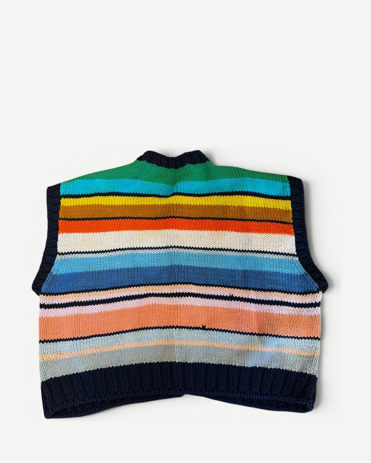 Dolce & Gabbana 90s Oversized Crochet Knit Vest