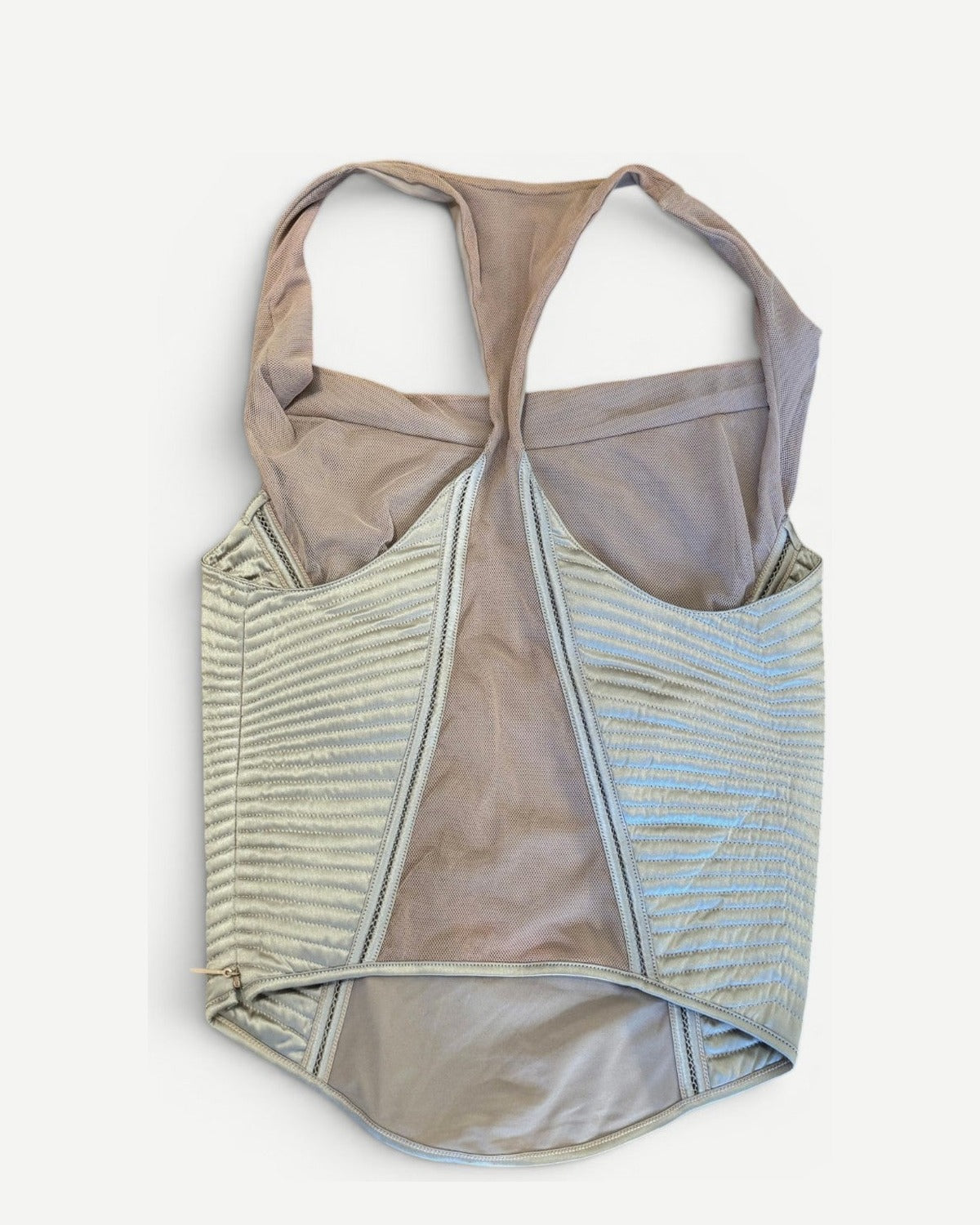 Gucci by Tom Ford FW03 Paneled Mesh Racerback Top