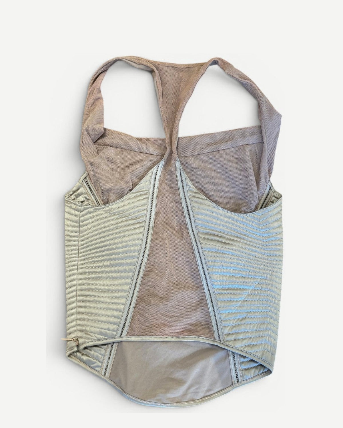 Gucci by Tom Ford FW03 Paneled Mesh Racerback Top