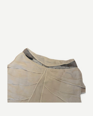Gucci by Tom Ford SS02 Silk Mesh Layered Skirt