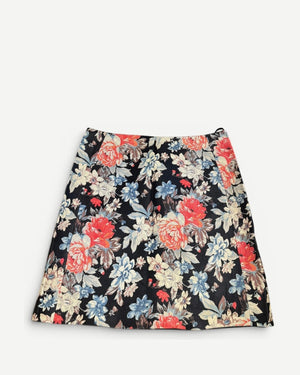 Céline by Phoebe Philo Resort 2012 Floral Leather Skirt