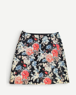 Céline by Phoebe Philo Resort 2012 Floral Leather Skirt