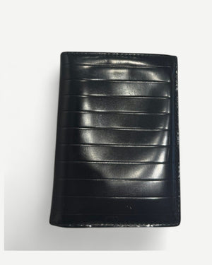 Dior Homme 2000s by Hedi Slimane Black Paneled Leather Wallet