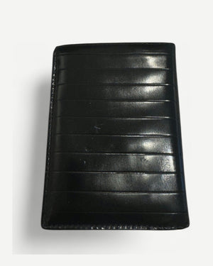 Dior Homme 2000s by Hedi Slimane Black Paneled Leather Wallet