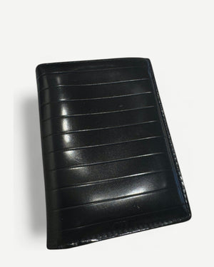 Dior Homme 2000s by Hedi Slimane Black Paneled Leather Wallet